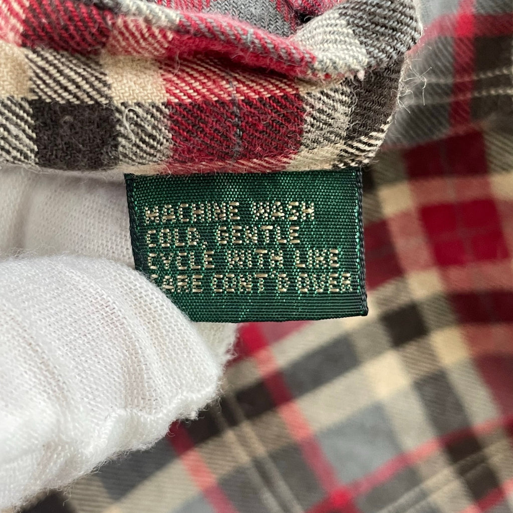 J.CREW / 90s香港製チェックシャツ SIZE：XL