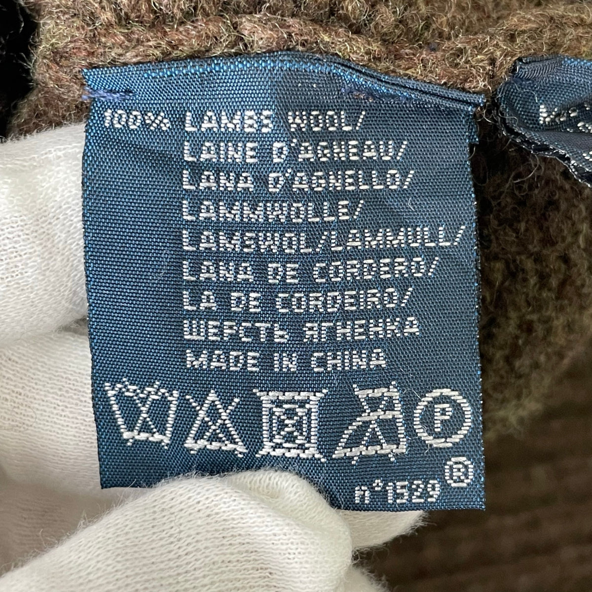 Polo by Ralph lauren / ユーロラルフ ラムウールショールカラーニット SIZE:XXL
