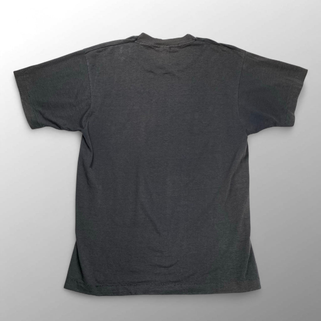 90s SCREEN STARS スクリーンスターズ / Harris TEE ヴィンテージTシャツ フェード ブラック 襤褸 USA製 SIZE：L