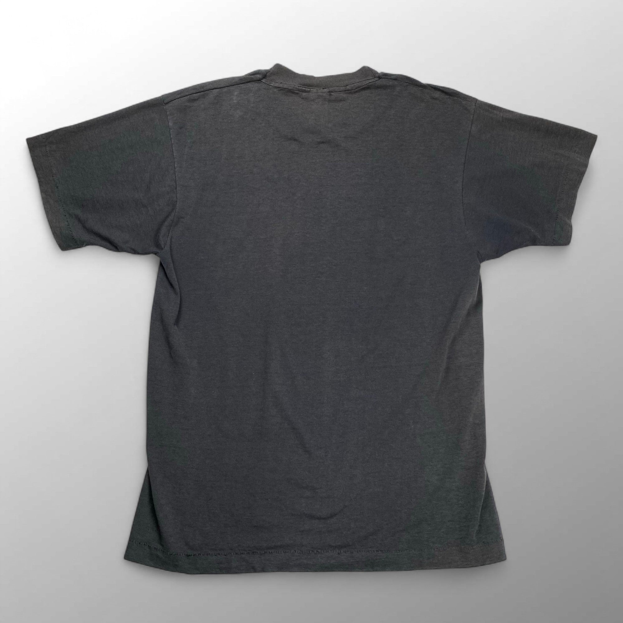 90s SCREEN STARS スクリーンスターズ / Harris TEE ヴィンテージTシャツ フェード ブラック 襤褸 USA製 SIZE：L