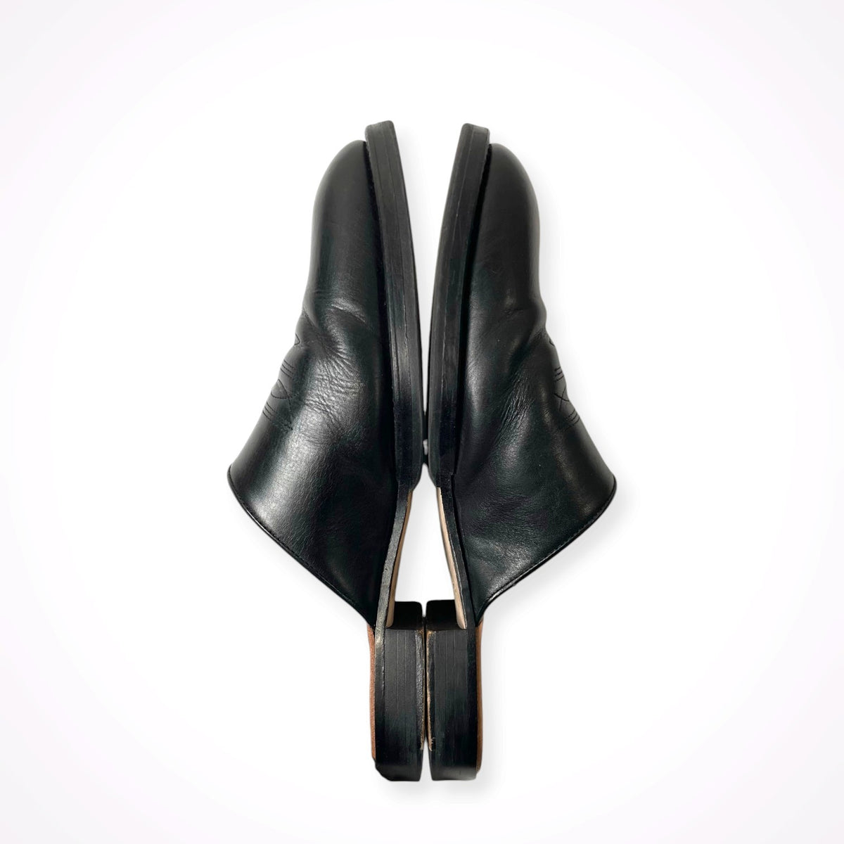 Hender Scheme / cheak 刺繍レザーサンダル 参考定価：40,000+tax SIZE:7