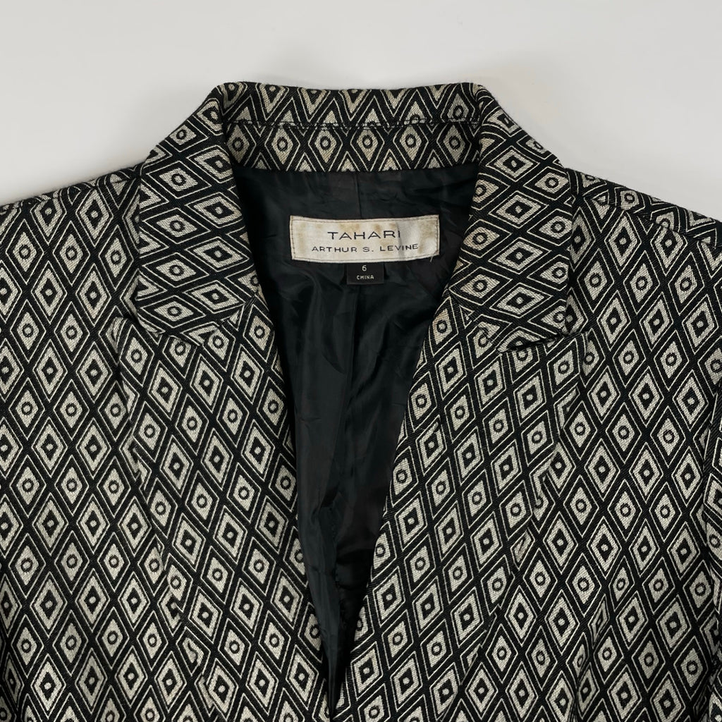 VINTAGE / 【TAHARI】ジャガードジャケット SIZE：6