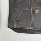 carhartt カーハート / フェード ダック地Vネックベスト ブラック SIZE:L程度