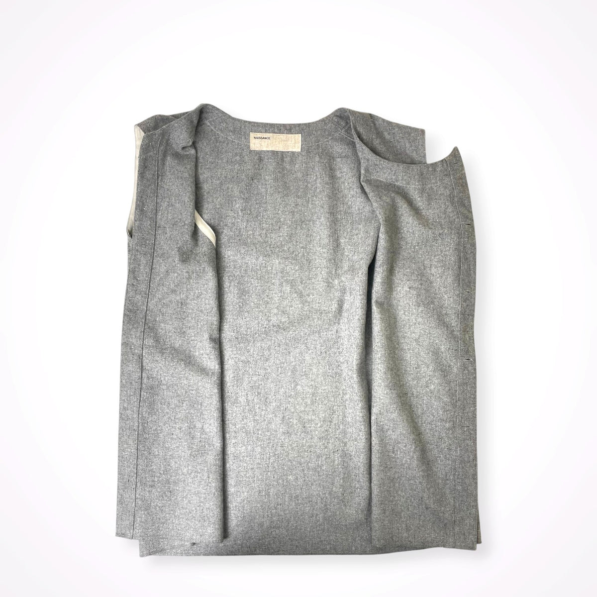 NAISSANCE / アシンメトリーベスト 参考定価：30,000程度 SIZE:M
