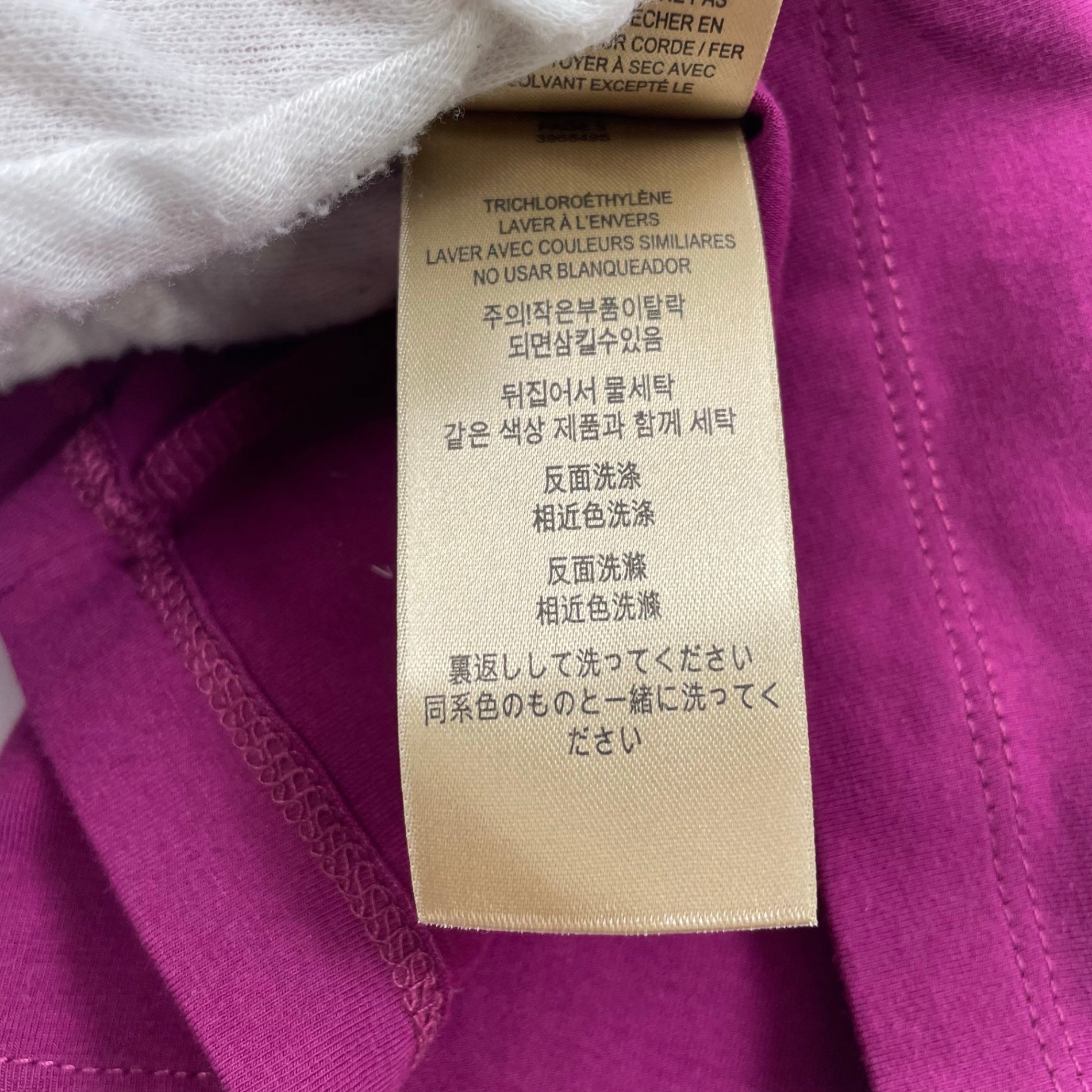 BURBERRY バーバリー / ノヴァ切替Tシャツ 未使用品 参考定価：390＄ SIZE:XS