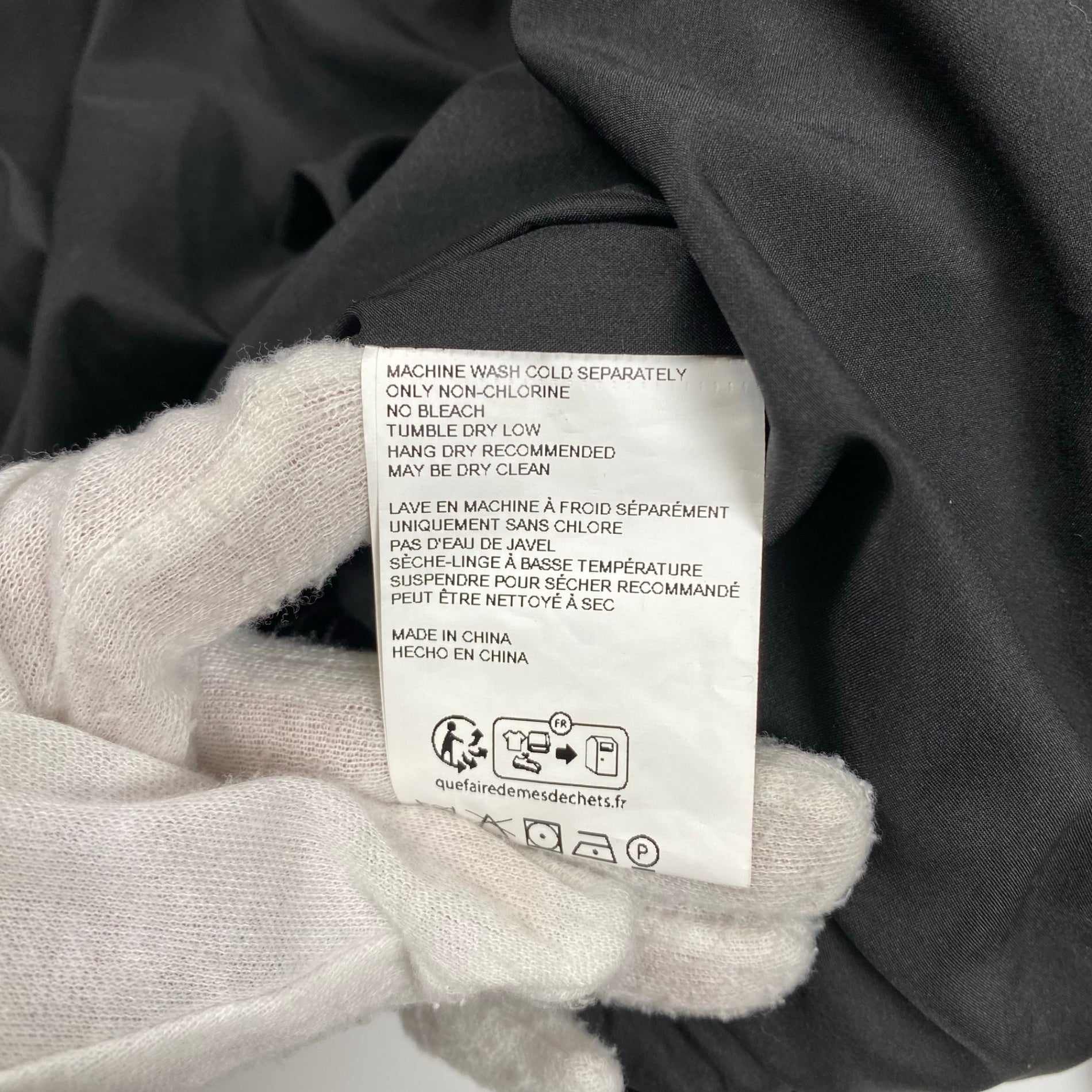 ZEMETA ゼメタ / ベロア インサレーションジャケット クロップド 参考定価：40,000程度 SIZE:M