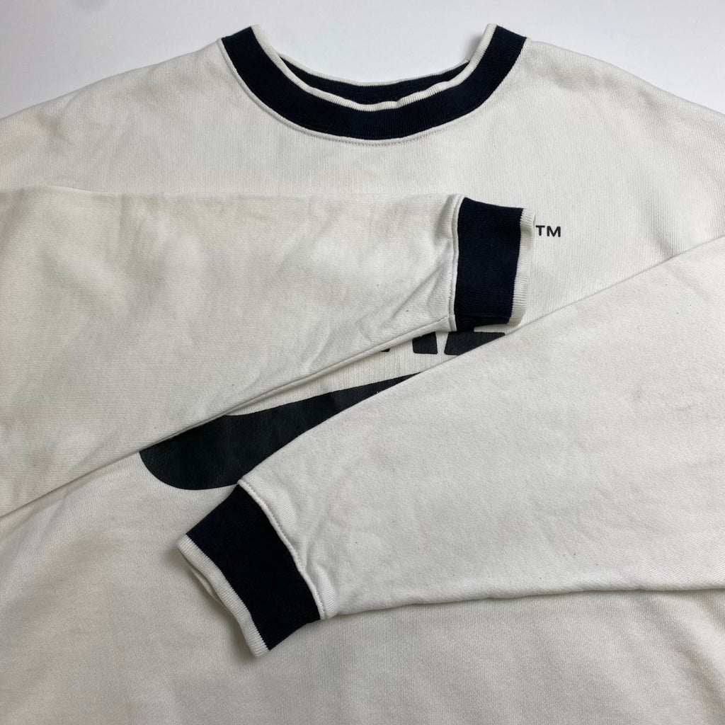 EURO NIKE ユーロ ナイキ / クロップドスウェット 短丈 ロゴ SIZE:L程度