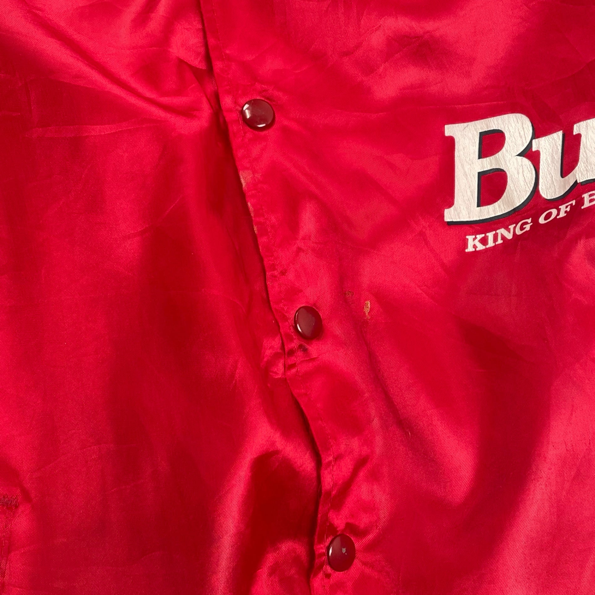 BUDWEISER バドワイザー / USA製オフィシャルスタジャン SIZE:M-L程度