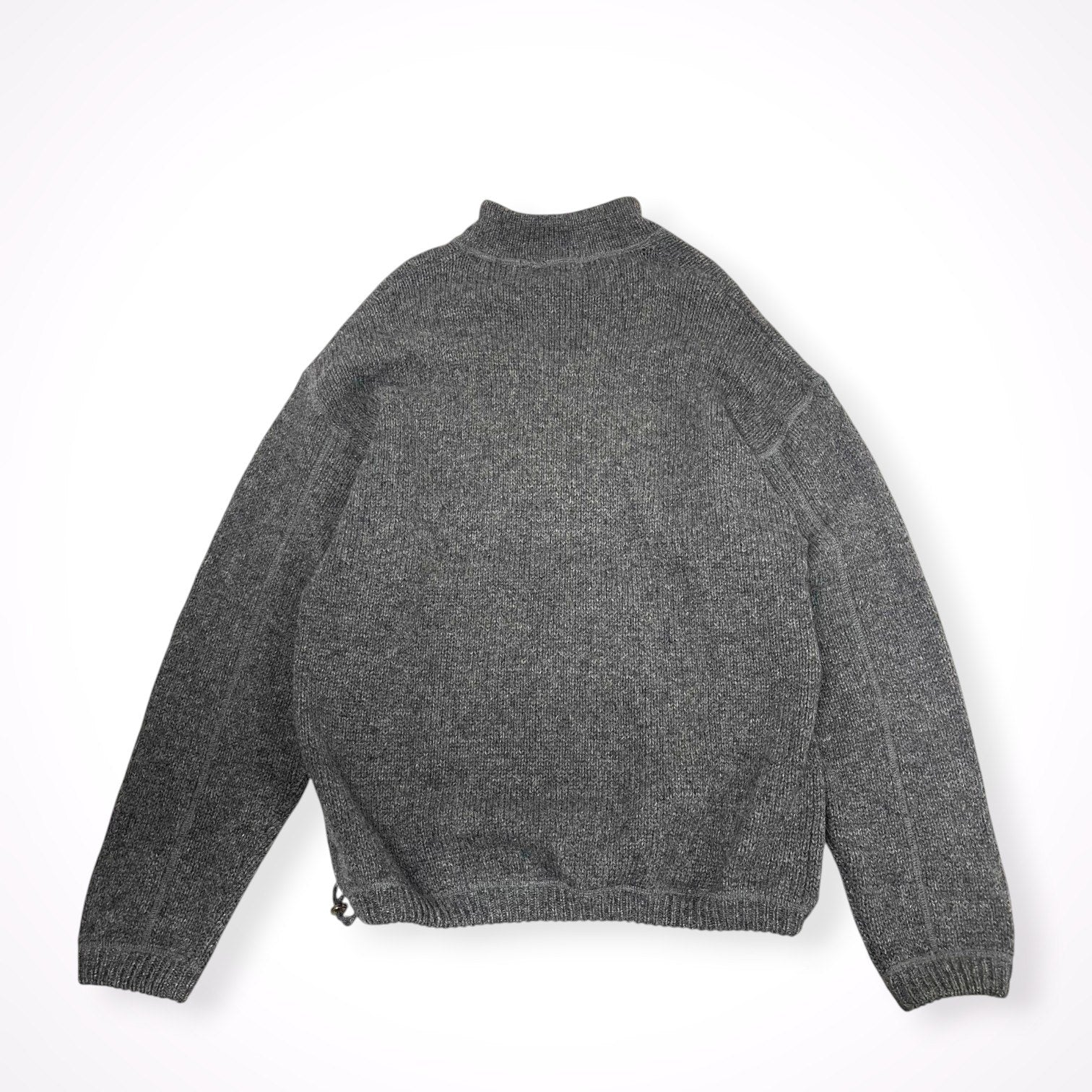 L.L. Bean / 90sフリース切替ハーフジップニット SIZE：XL