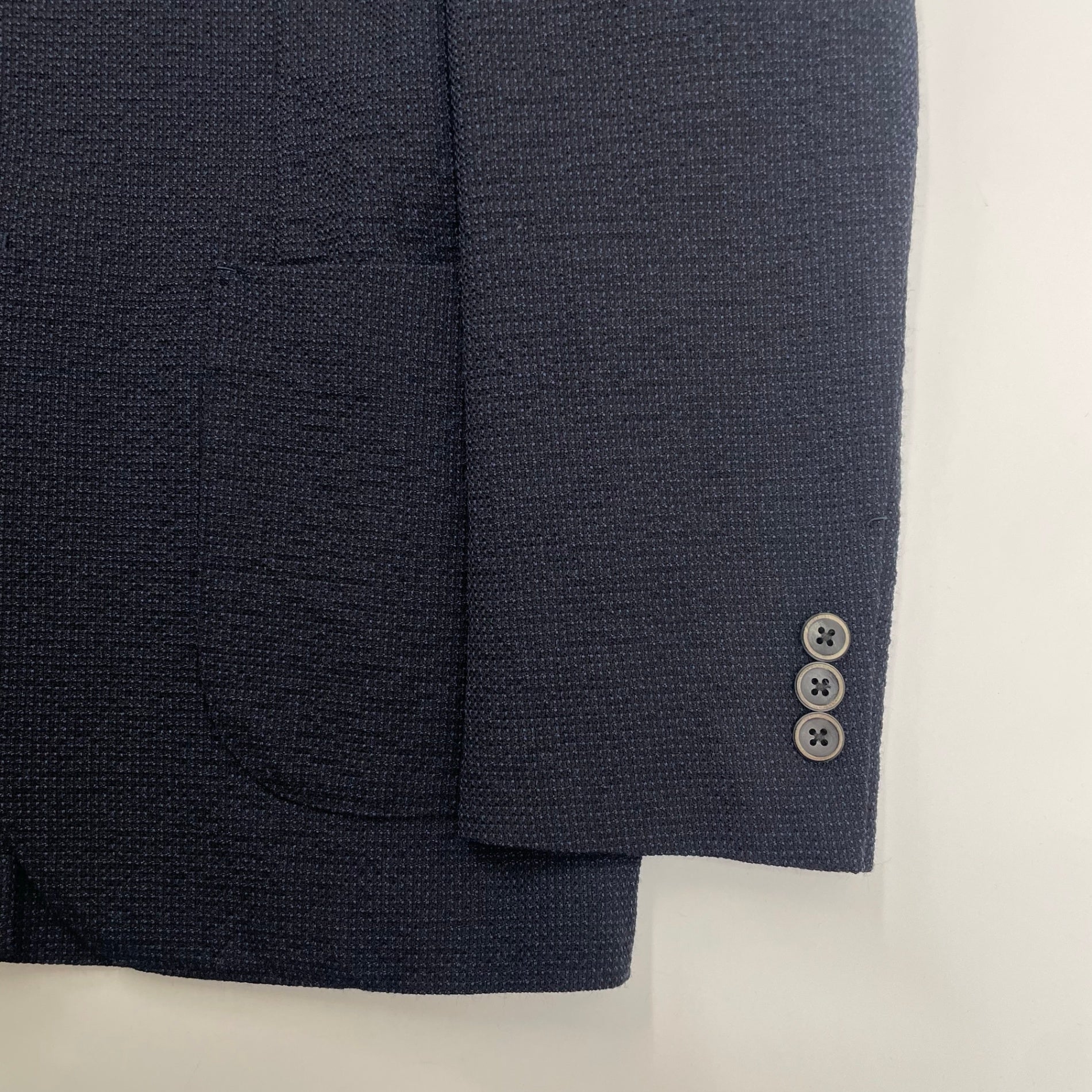 TOMORROWLAND トゥモローランド / Super120'sウールメッシュ シングルブレステッド2Bジャケット 参考定価：58,000+tax SIZE:44