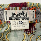 HERMES / 80s VINTAGE コットンシルクリネンMIXシャツ SIZE：40