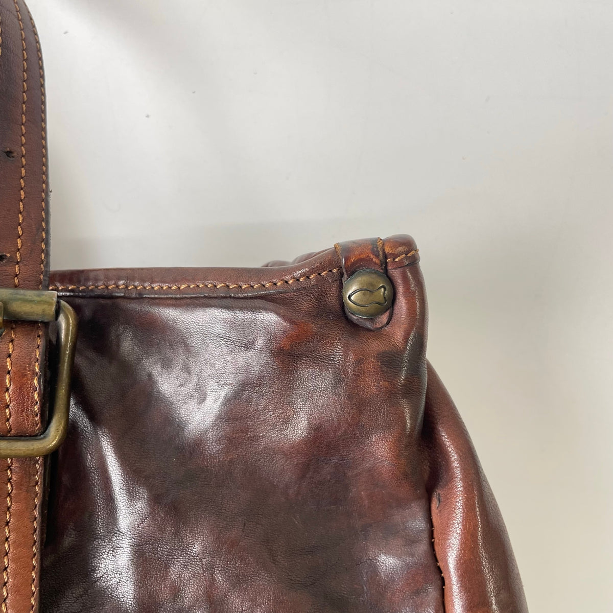 CAMPOMAGGI / teodorano 2WAYレザートートバッグ 参考定価：80,000程度