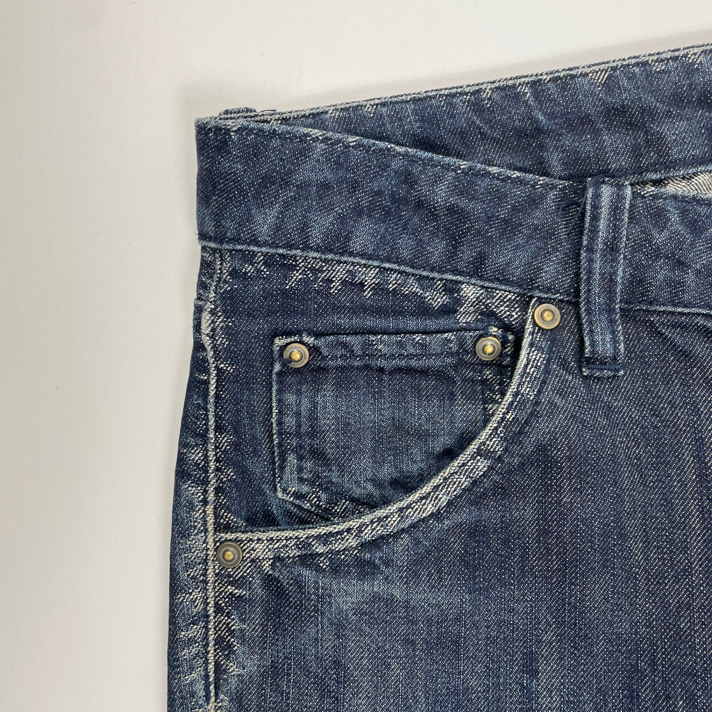 ISSEY MIYAKE A-POC INSIDE イッセイミヤケ / GALAXYジャガードデニムパンツ SIZE：2