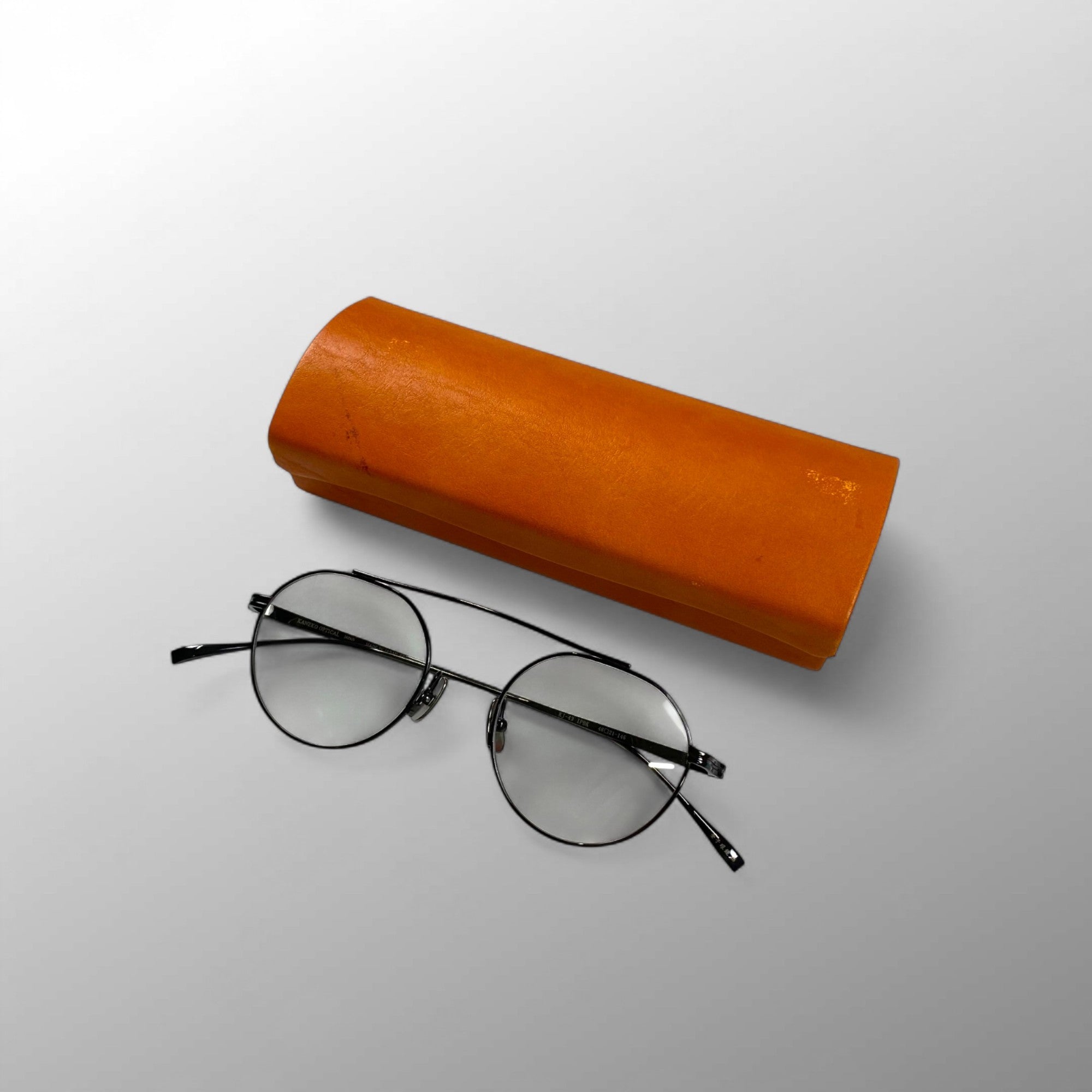 金子眼鏡 【JAPANシリーズ】 / ハイブリッジボストン KJ-43 JPBK 参考定価：42,000+tax