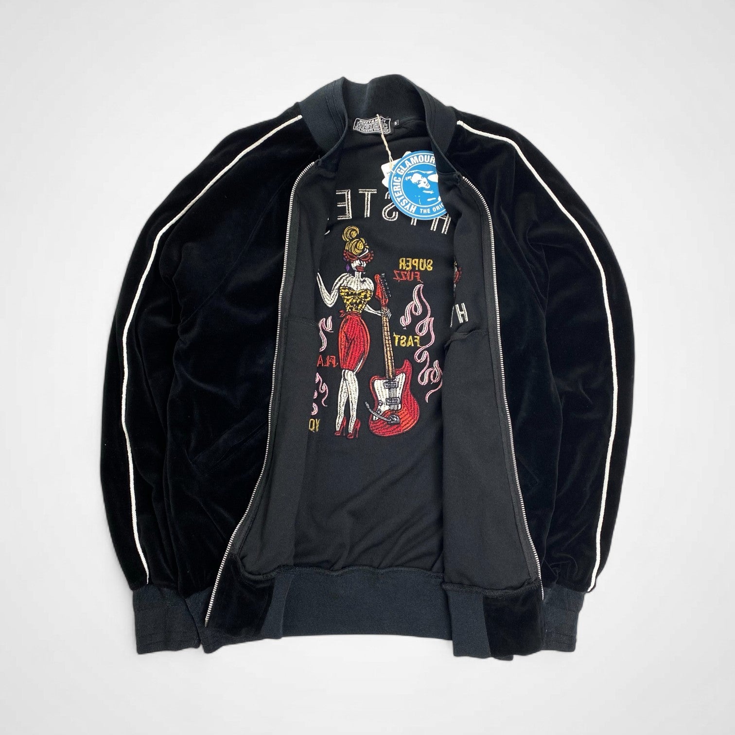 HYSTERIC GLAMOUR ヒステリックグラマー / FLAMING YOUTH ジャンパー 未使用 参考定価：40,000+tax SIZE:S