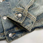 DOLCE＆GABBANA ドルチェ＆ガッバーナ / 02AWクラッシュデニムジャケット インディゴ  SIZE:46