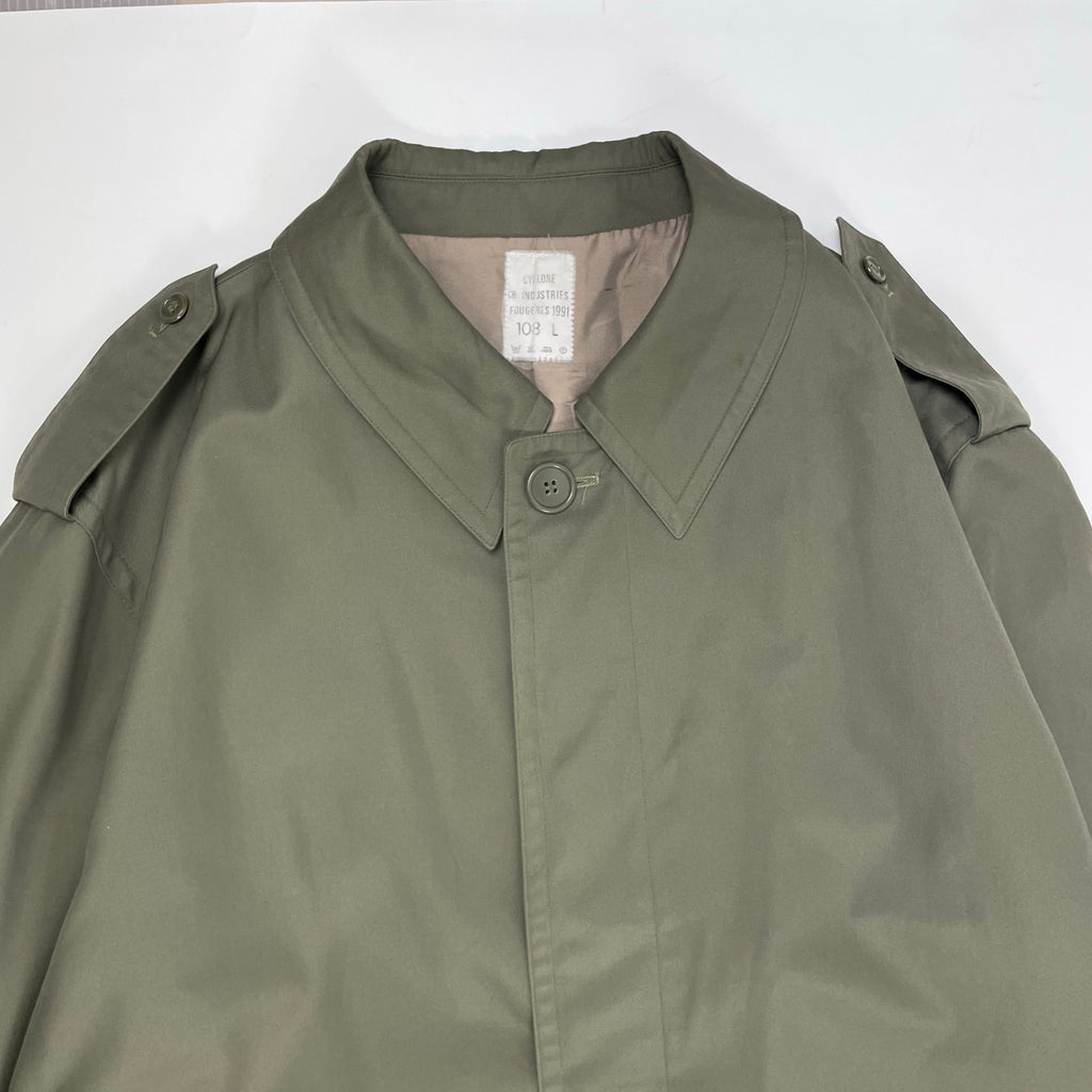 EURO VINTAGE / フランス軍 ロングオフィサーコート SIZE:L