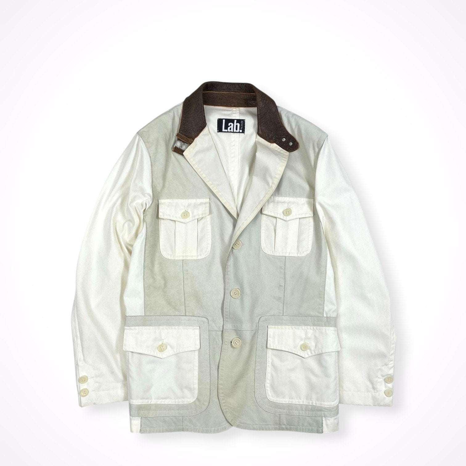 PAL ZILERI LAB / レザー切替ジャケット 参考定価：150,000程度 SIZE：50