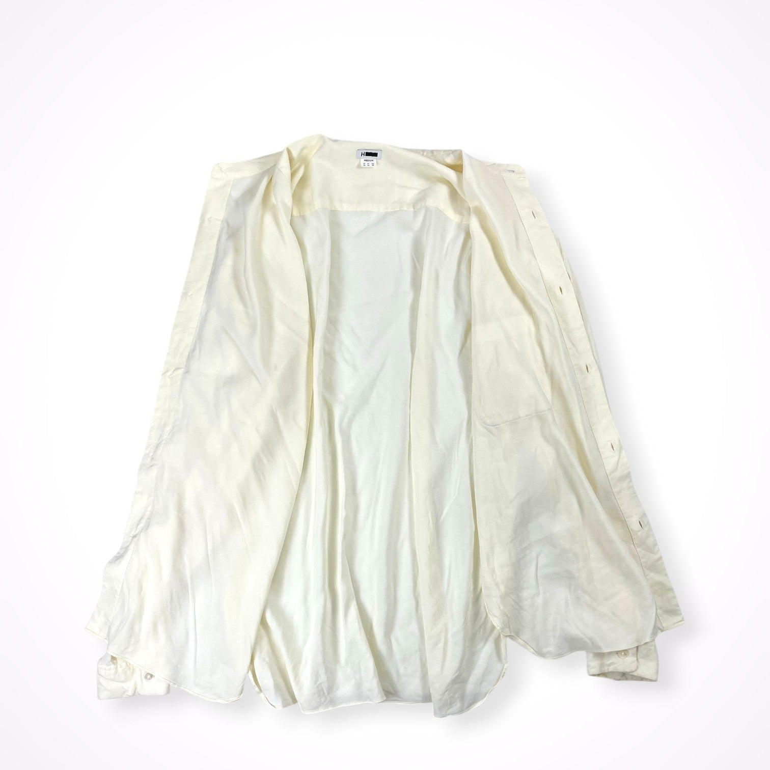 H BEAUTY＆YOUTH / BAND COLLAR VOLUME SHIRT 参考定価：19,000+tax SIZE:M