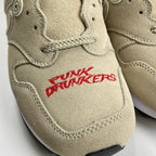 【未使用品】 Sangacio × PUNK DRUNKERS サンガッチョ パンクドランカーズ / にゅ × PDS「パ」 コラボスニーカー LIGHT GRAY