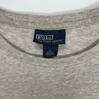Polo by Ralph Lauren ポロバイラルフローレン / ヴィンテージ ポニー刺繍長袖Tシャツ グレー SIZE:XL