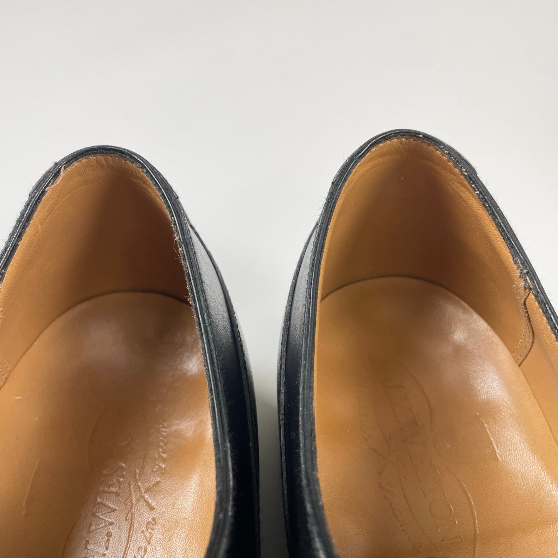 J.M.WESTON ジェイエムウエストン / 「GOLF」 DERBY SHOES ボックスカーフ ブラック 参考定価：160,000+tax SIZE：7/E(27cm程度)