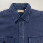L.L. BEAN エルエルビーン / 90s CHAMOIS CLOTH SHIRT USA製 シャモアシャツ SIZE：16