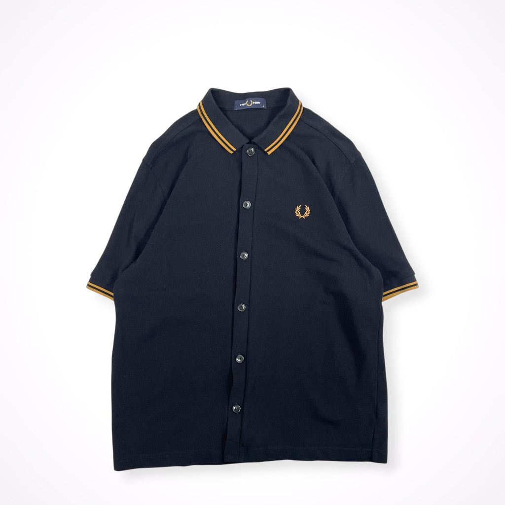 FRED PERRY × UNITED ARROWS / 別注ツインティップ ボタンスルー シャツ 参考定価：17,000+tax SIZE:M