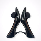 GIORGIO ARMANI / デザインヒールパンプス 参考定価：120,000程度 SIZE:37 1/2