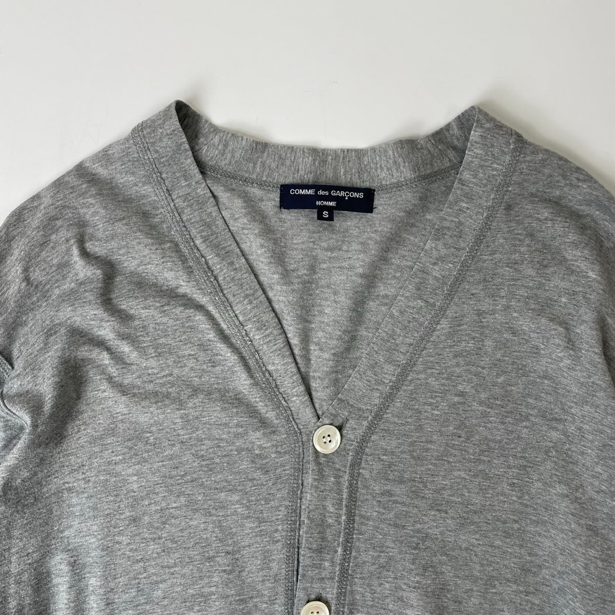 COMME des GARCONS HOMME / 10SS コットンカーディガン 参考定価：30,000程度 SIZE:S