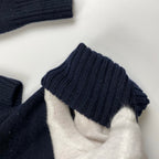 FRED PERRY フレッドペリー / スリーブロゴ ジャガードロゴニット SIZE:M