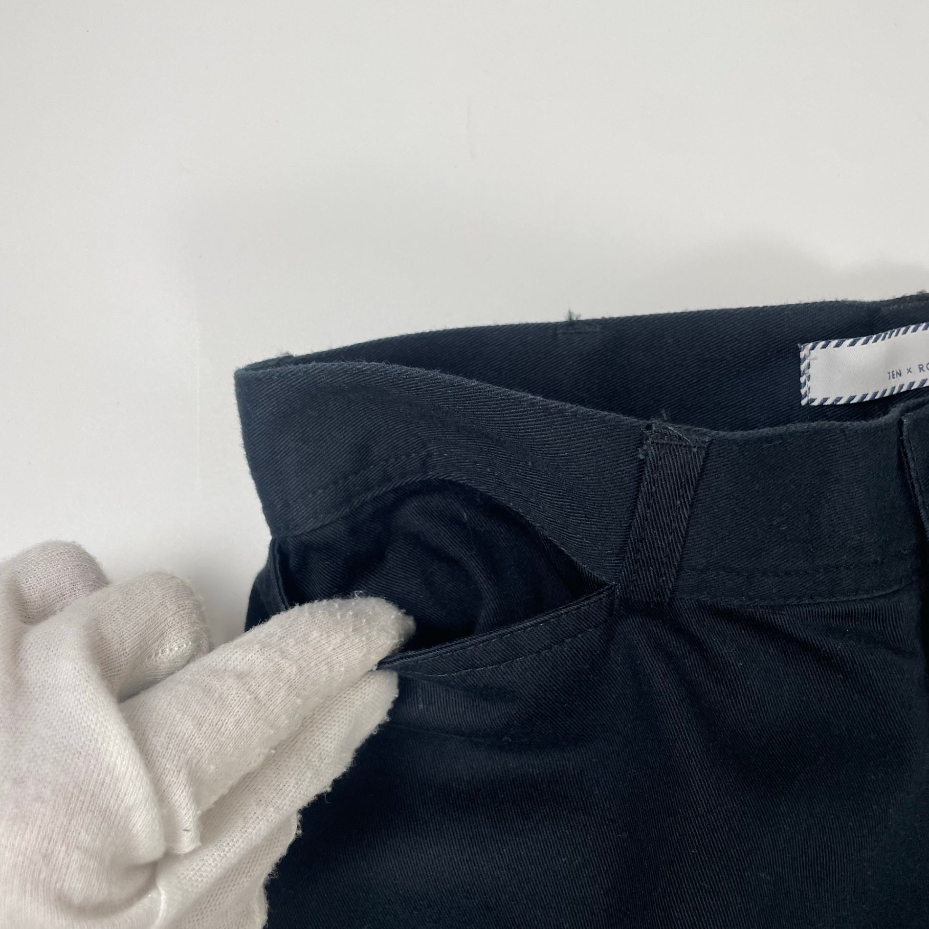 Ron Herman × TEN ロンハーマン × テン / ストレートワイドパンツ 未使用品 参考定価：30,000程度 SIZE:XS