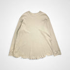 ANCELLM アンセルム / DAMAGE WAFFLE CREW LS T-SHIRT ワッフル カットソー 25AW 参考定価：17,000+tax SIZE:1