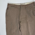 VINTAGE ヴィンテージ / 推定40sヴィンテージパンツ WALDESジップ 片ツメ SIZE:W84