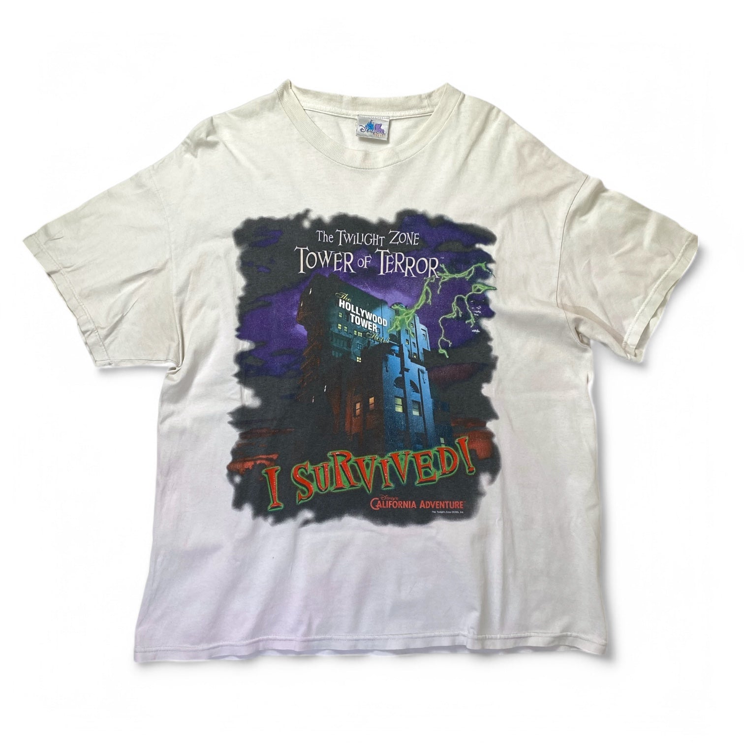 Disneyland RESORT ディズニーランド リゾート VINTAGE T-SHIRT 「The Twilight Zone Tower of Terror」 SIZE:XL