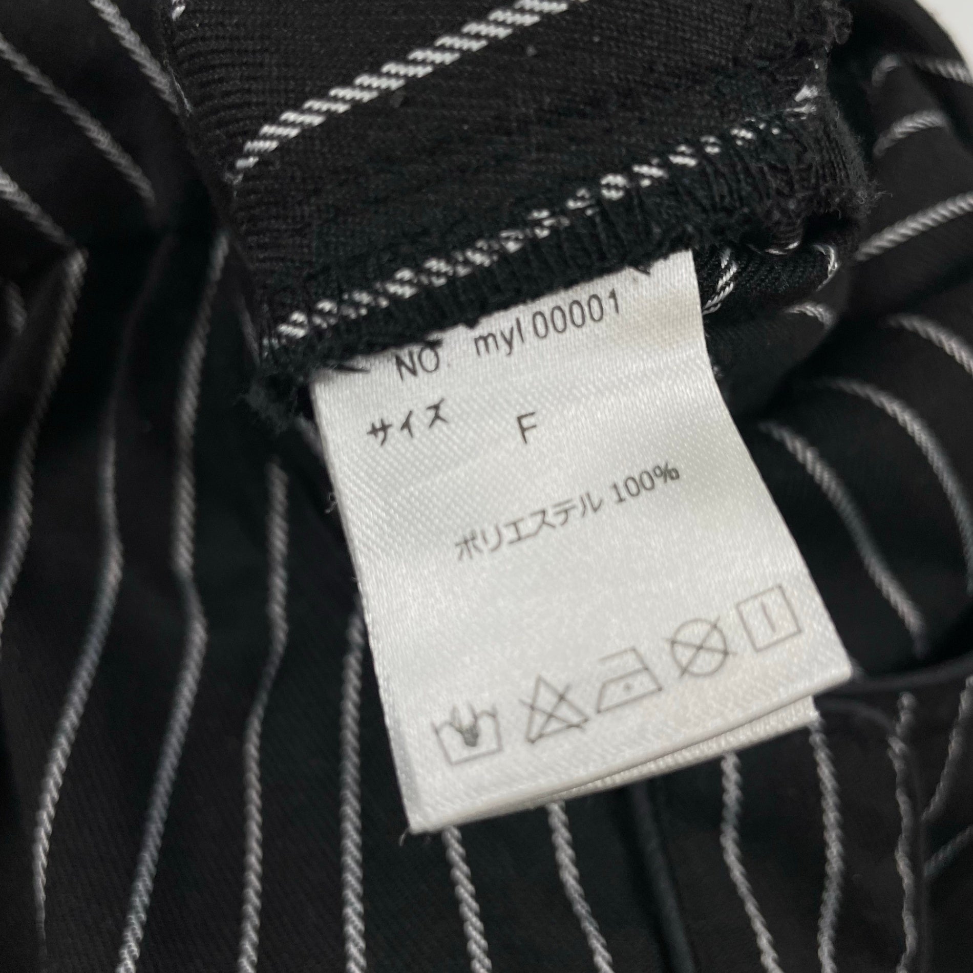 myl マイル / my jumpsuit -月光- ジャンプスーツ ホワイト×ブラック 参考定価：25,000程度 SIZE:FREE