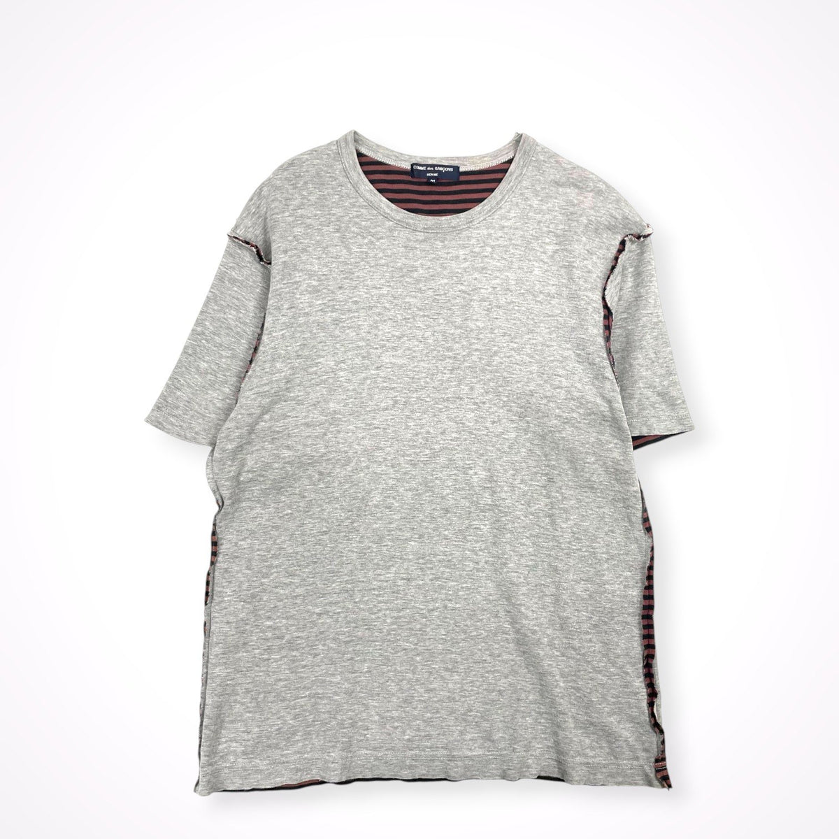 COMME des GARCONS HOMME / 05SSイレギュラーシームデザインTEE AD2004 SIZE:M