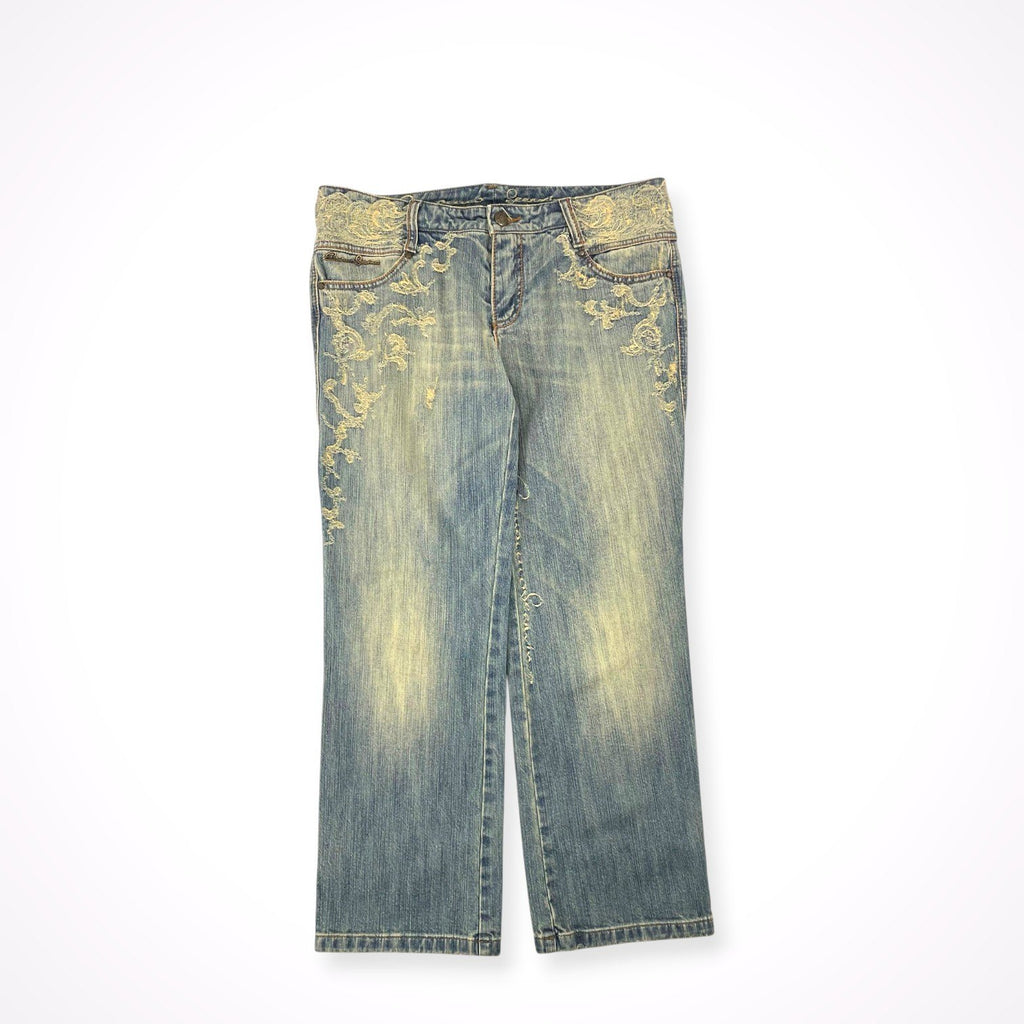 ERMANNO SCERVINO / ジャガードデニムパンツ 参考定価：120,000程度 SIZE：42