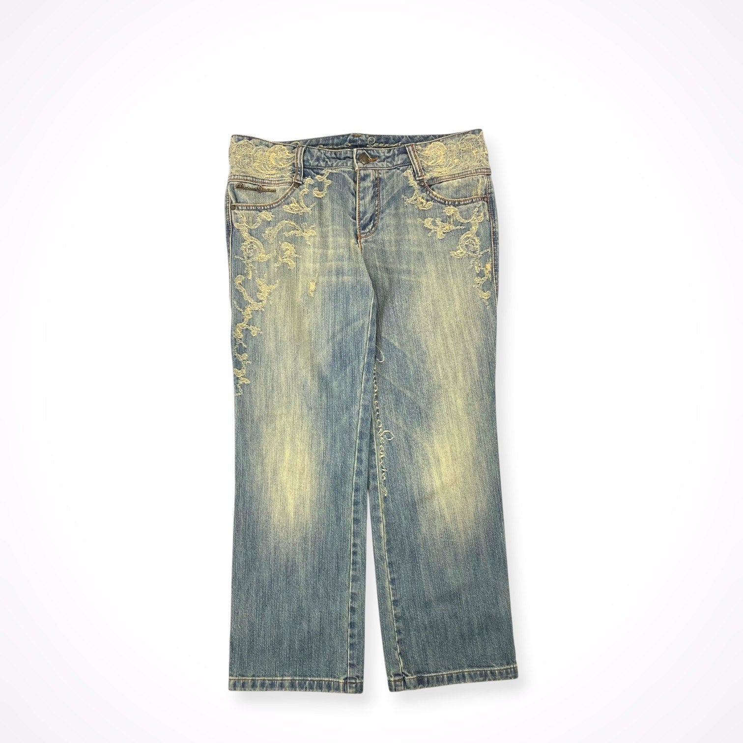 ERMANNO SCERVINO / ジャガードデニムパンツ 参考定価：120,000程度 SIZE：42