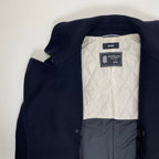 SHIPS シップス / SUPER140's Pコート ネイビー 参考定価：40,000程度 SIZE:S