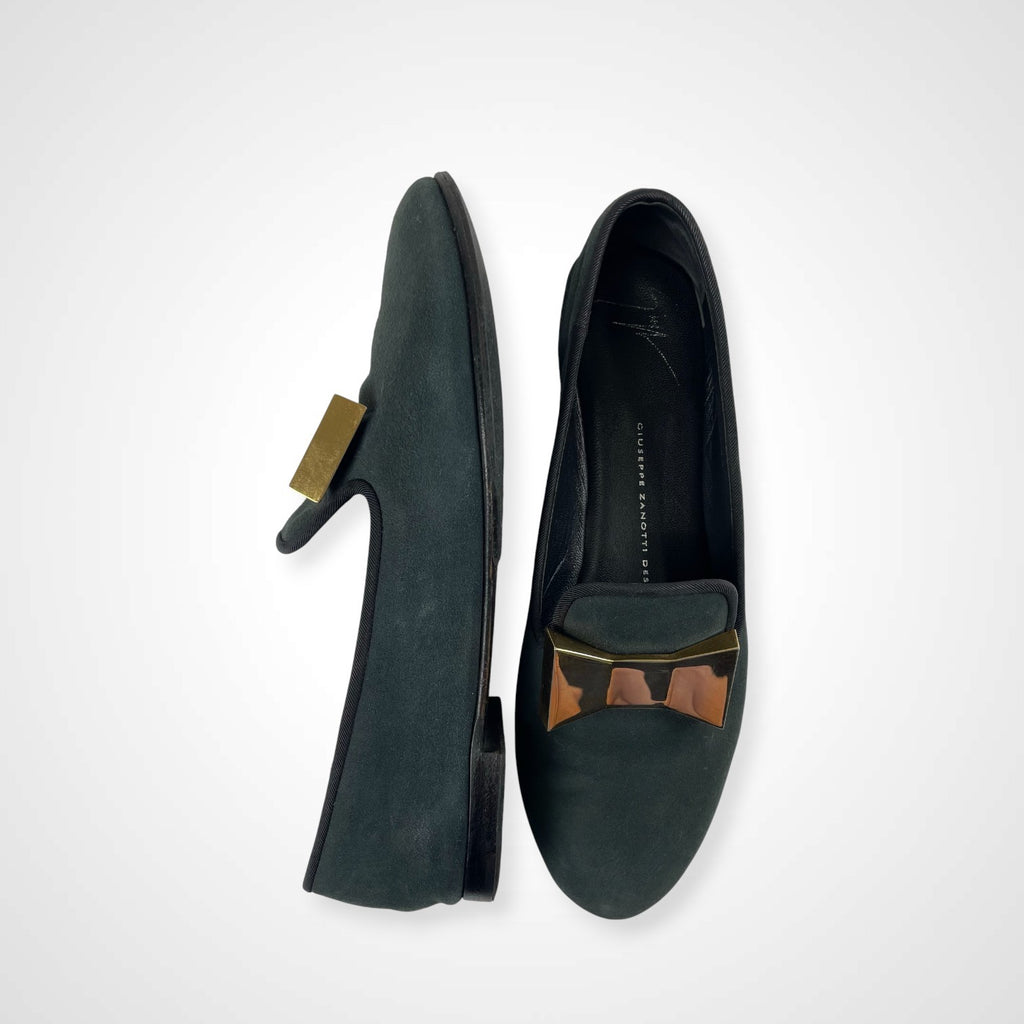 GIUSEPPE ZANOTTI ジュゼッペザノッティ / ゴールドアクセントローファー 参考定価：120,000程度 SIZE：37