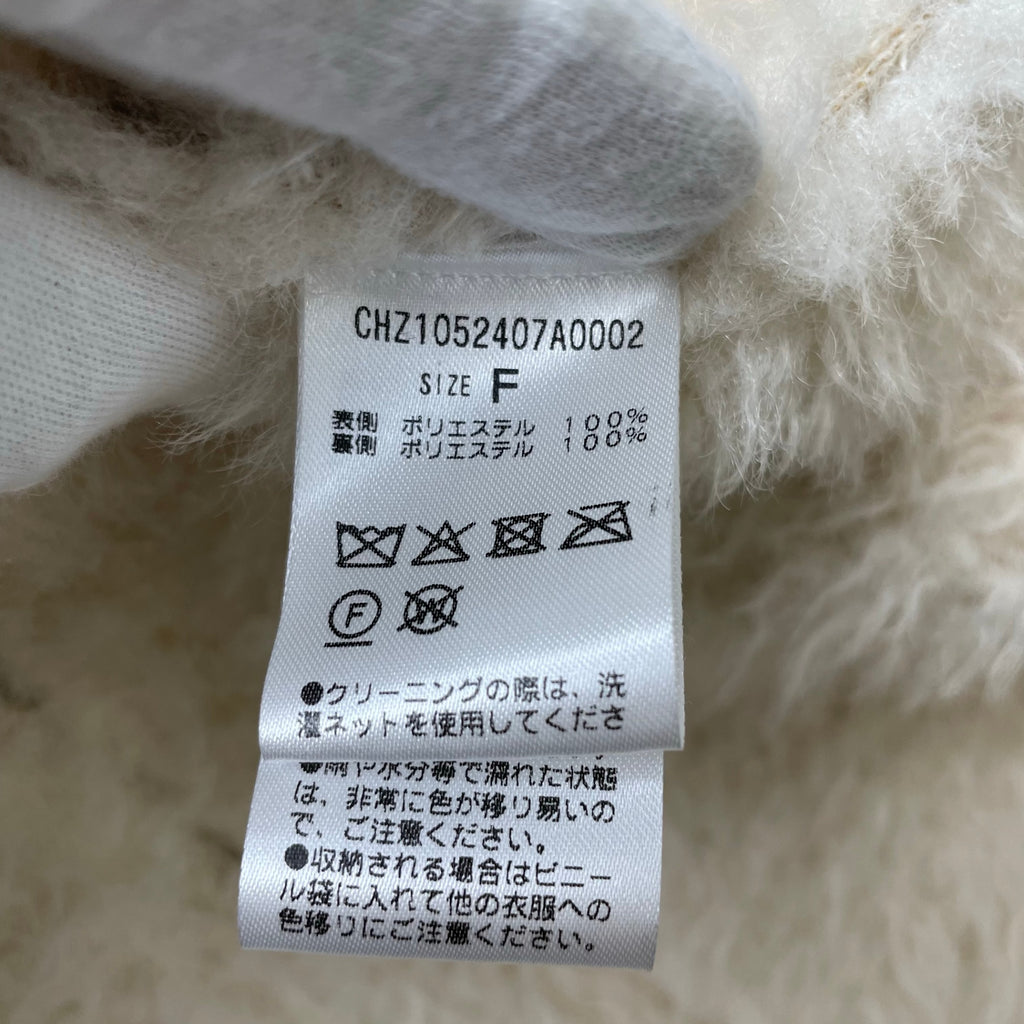 chico / 2WAYスタンドムートンルーズジャケット 参考定価：14,000+tax SIZE:FREE