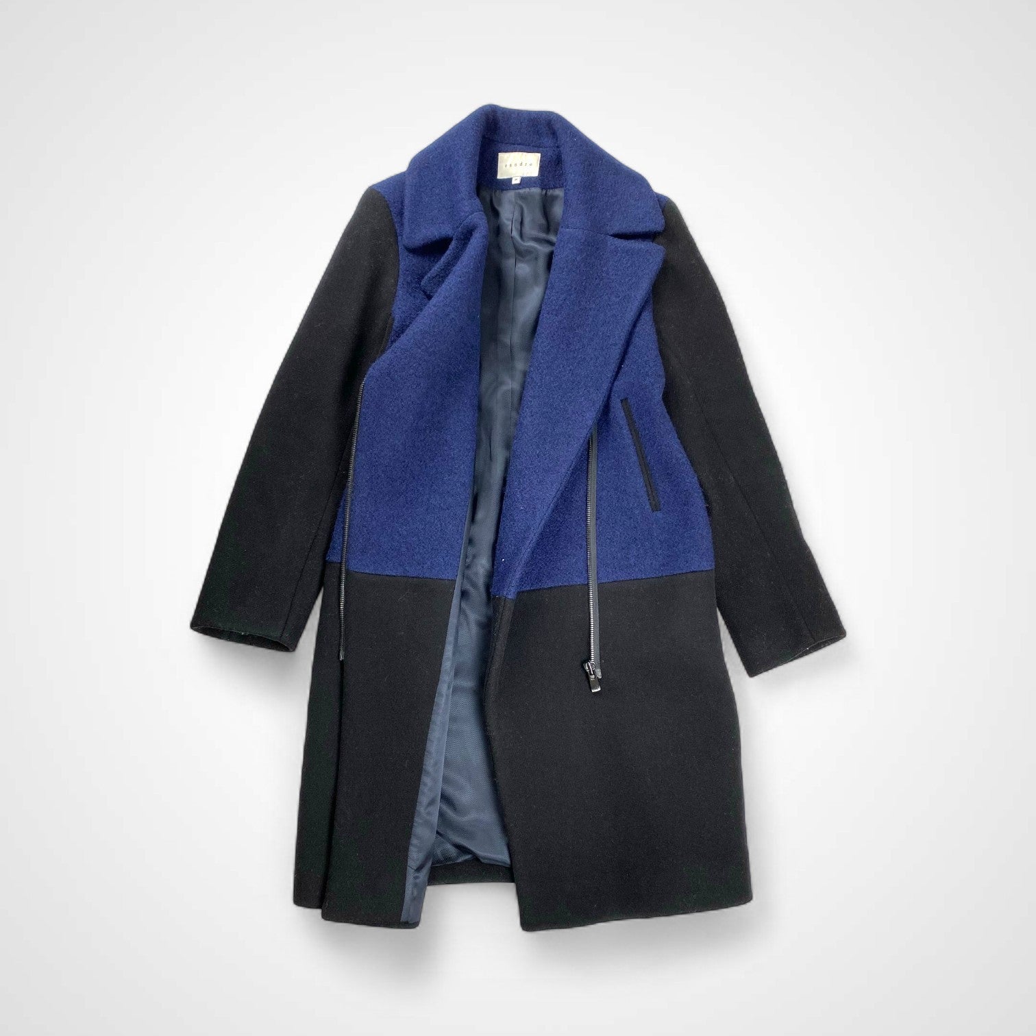 sandro サンドロ / ダブルジップメルトンコート 参考定価：60,000程度 SIZE：38