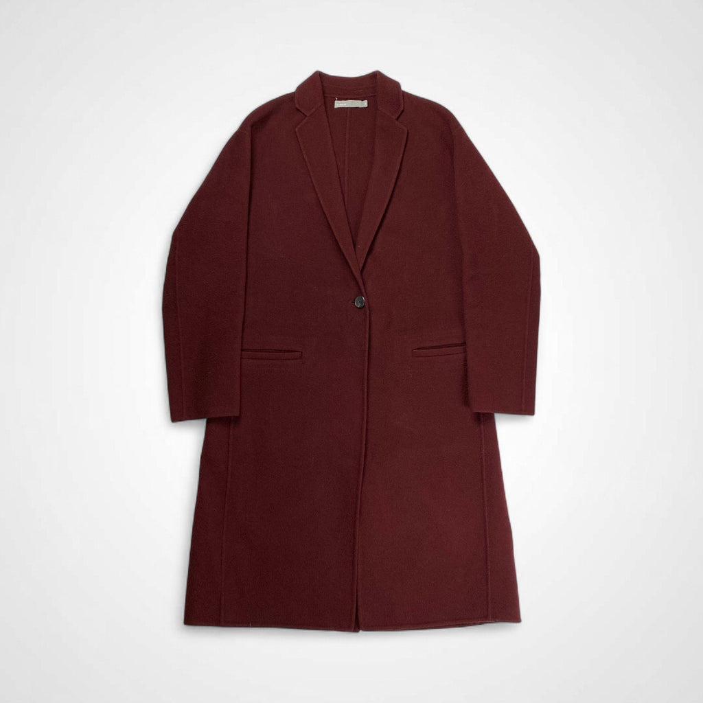 vince. ヴィンス / 1B ライトメルトンコート ワインレッド  参考定価：120,000程度 SIZE:XS