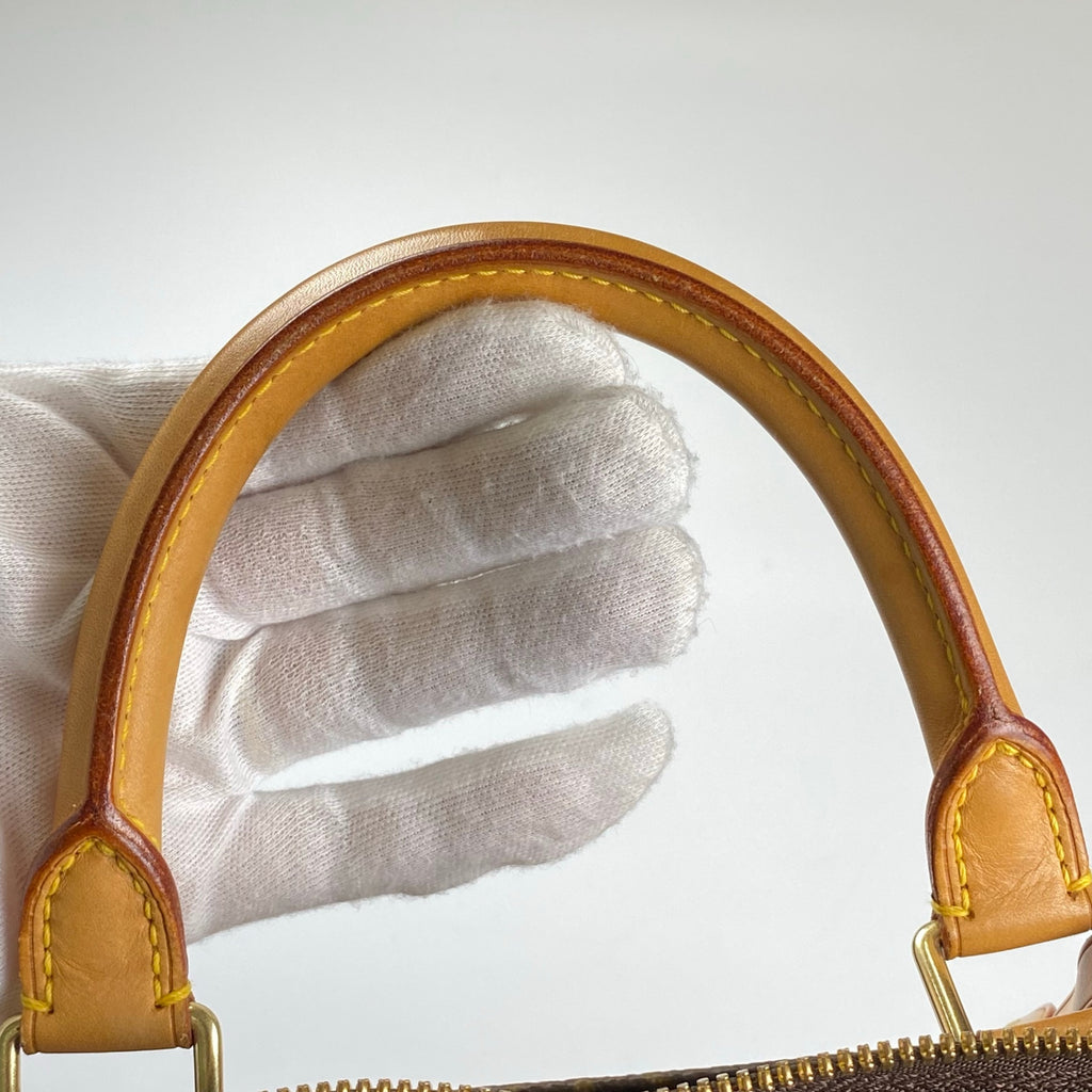 【鑑定済・美品】 LOUIS VUITTON ルイ ヴィトン / キーポル55 M41424 ボストンバッグ モノグラムキャンバス ブラウン 茶