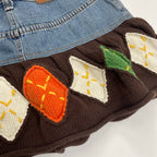 TOMMY HILFIGER トミーヒルフィガー / Y2K ニット切替デニムスカート SIZE:S