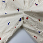 【未使用】 BEAMS PLUS ビームスプラス / 2 Pleats Shorts Embroidery On Print 5ポケット 2タック ハーフパンツ 参考定価：30,000+tax SIZE:L