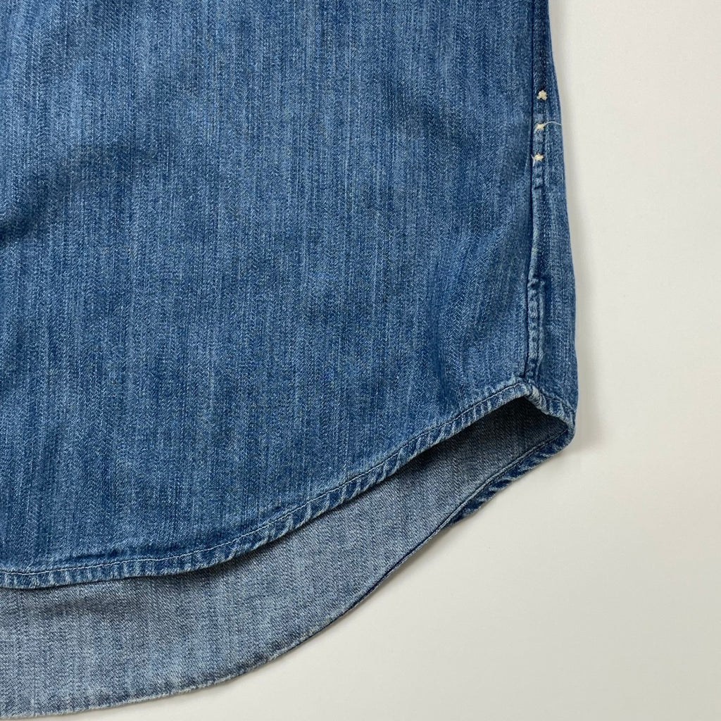 POLO RALPH LAUREN ポロ ラルフローレン / ボタンダウン デニムシャツ ポニー刺繍 SIZE：XS