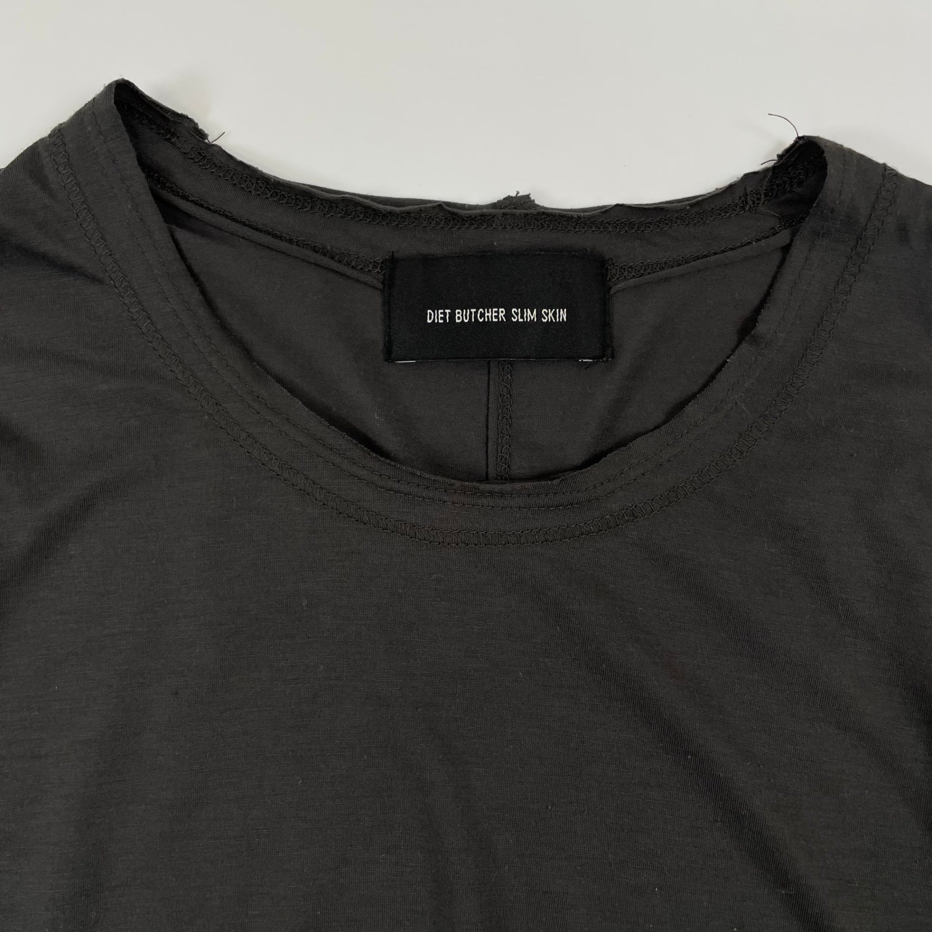 DIET BUTCHER SLIM SKIN / エルボーパッチカットソー 参考定価：20,000程度 SIZE:2