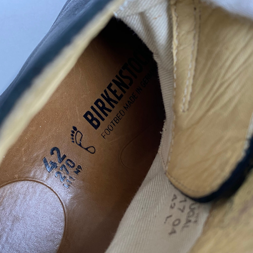 BIRKENSTOCK ビルケンシュトック / レザー ハイカットスニーカー 参考定価：30,000程度 SIZE：27cm